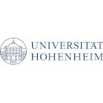 Logo der Universität Hohenheim mit stilisierter Abbildung eines Gebäudes links und dem Schriftzug rechts.