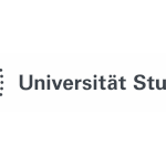 Logo der Universität Stuttgart mit einem Punktmuster-Kreis links neben dem Schriftzug Universität Stuttgart.
