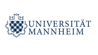 Logo der Universität Mannheim: ein Schachbrettmuster in einem Wappen links neben dem Schriftzug Universität Mannheim.