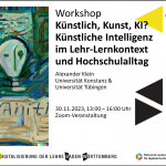 Workshop-Ankündigung