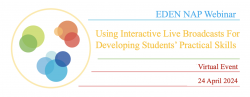 Bild zur Webinar-Ankündigung: Interaktive Live-Übertragungen zur Entwicklung praktischer Fähigkeiten. Virtuelles Event am 24. April 2024, von EDEN NAP