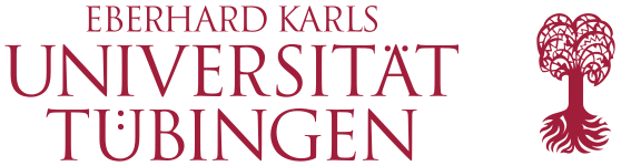 Logo der Eberhard Karls Universität Tübingen mit stilisierter Baumgrafik und roter Schrift auf weißem Hintergrund.